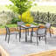 Steel Patio Dining Set Table,