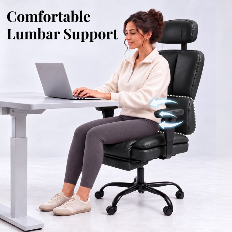 Inbox Zero Office Chair, Black