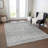 Machine Washable Indoor/Outdoor Xhevrie Gray Rug-447414897
