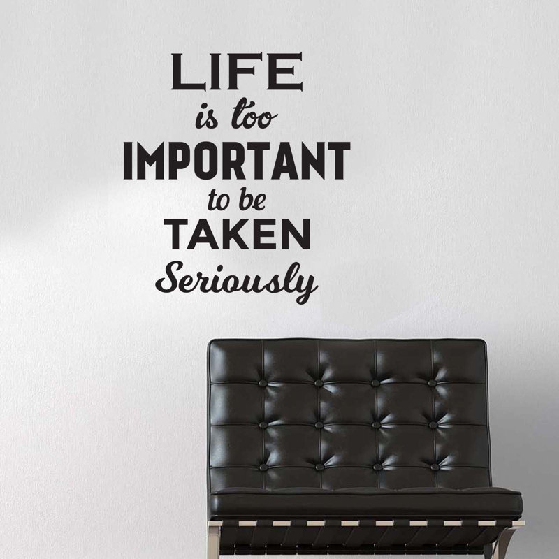 Text & Numbers Wall Decal