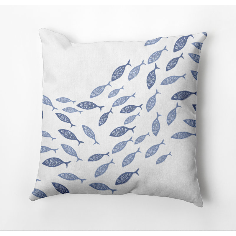Housse de coussin d'extérieur carré Beach Insert, Bleu, H 20 po x l 20 po