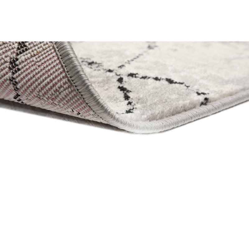 Tapis rose Callendale, Rectangle de 7 pi 6 po x 9 pi 6 po, Beige
