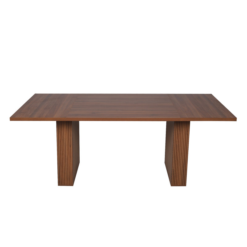 Corenda Rectangular Dining Table, Walnut