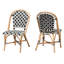 Ensemble de chaises bistro 2 pièces Modern French Modern