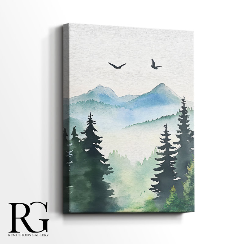 Landscape LV Gallery Wrapped Canvas - Ready To Hang, 18" H x 12" W