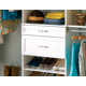 84" W - 120" W Closet System with Doors, Drawers and Shoe Shelves