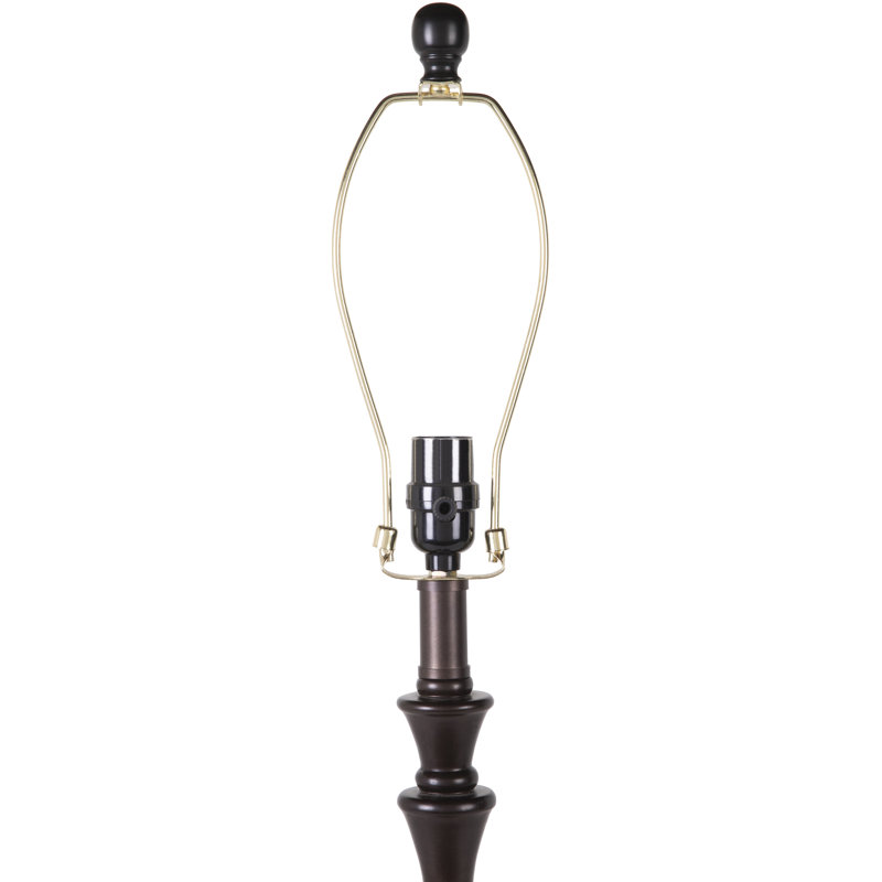 Alecs  Table Lamp, Beige, Bronze