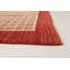 Tapis unique en laine noué à la main crème / rouge foncé de 4 pi 10 po x 6 pi 4 po Anautica