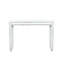 Console à miroir de style rétro pour espace - forme ovale, facile à nettoyer, l 48 po x H 32,7 po P 13,76 po avec élément de bois fixé au sol, Keep Neat, P 13,76 po, look moderne