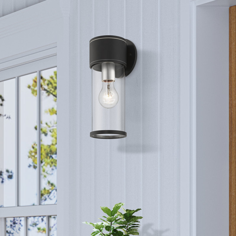 Drossart Wall Light, Textured Black, 11.75" H x 4.5" W x 4.63" D