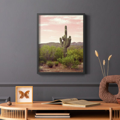 Arizona Desert, reproduction encadrée - bois massif