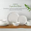 Kamryn 12-Piece Lightweight Chip-Resistant Bone China Dinnerware Set, Service for 4