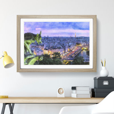 Paris Skyline Vol.2 - Picture Frame Painting