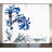 Floral Graphic Print Semi-Sheer Rod Pocket Curtain Panels-22594492