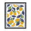 Cadre flottant à motif de citrons méditerranéen, design par Bex Morley Design-1308416147-1308416172