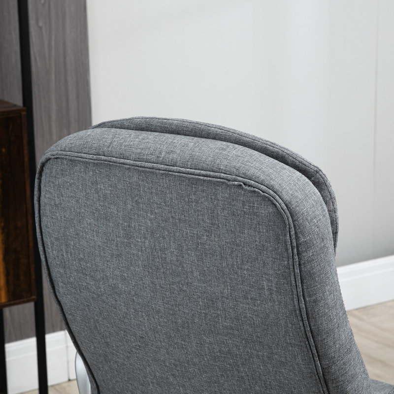 Fauteuil de direction à haut dossier pour ordinateur personnel avec hauteur réglable, rembourrage épais et appui-tête