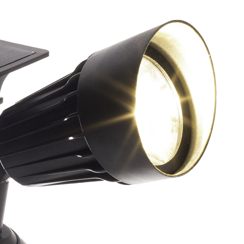 Low Voltage Solar Powered Integrated LED Spotlight