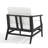 Clinkscales Solid Wood Teak Outdoor Lounge Chair With Cushion And Arms-114983509-114983515