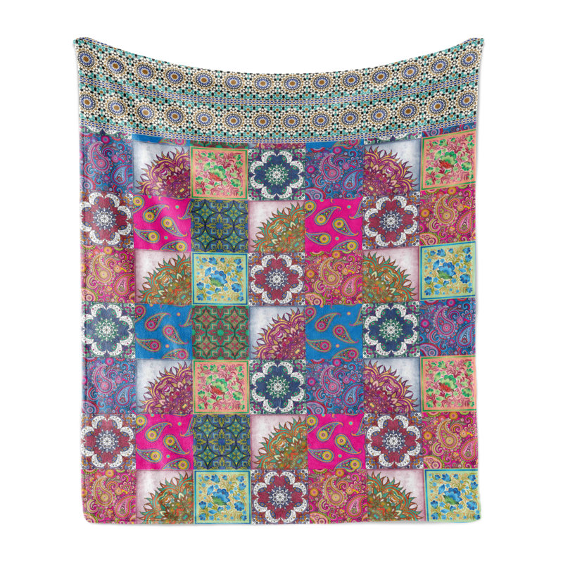 Hand Woven Throw Blanket, 70" x 90"