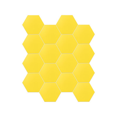 Carreau mural auto-adhésif en pierre hexagonale 6 "x 6,9" Bex