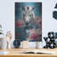 «Zebra In The Water» par Momart, art mural en métal-1544031694