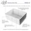 26'' L Single Bowl Fireclay Kitchen Sink-10170776