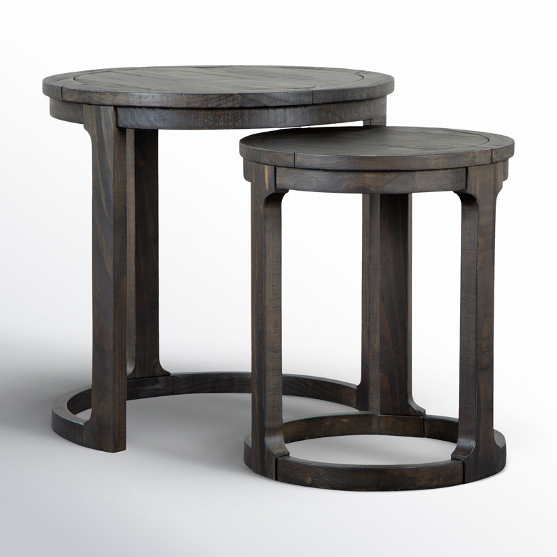 Wedgeport Solid Wood Nesting End Table