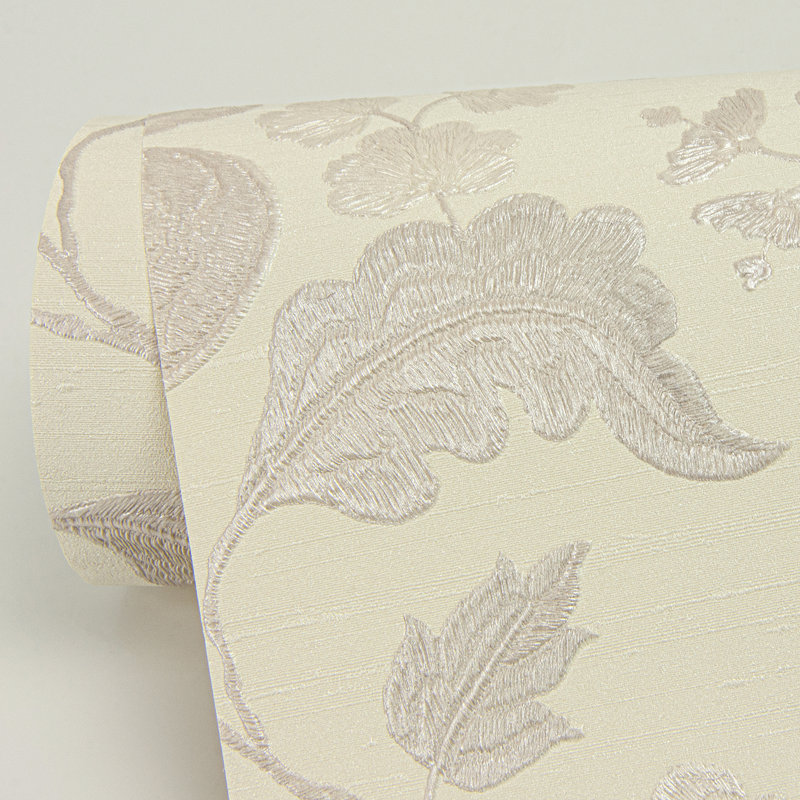 Rouleau de papier peint L 33 pi x l 20,5 po Noar, Rose clair
