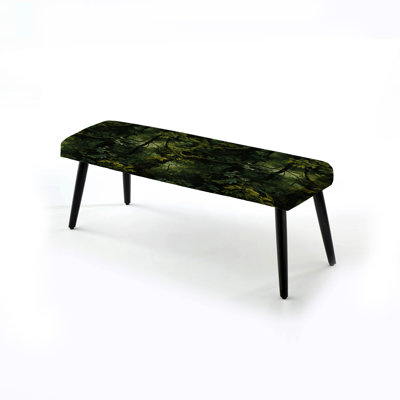 Banc rembourré camouflage Woodland
