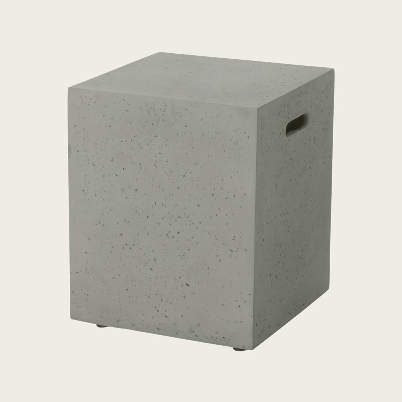 Table d'appoint moderne 16,25 po x 20,25 po, sans assemblage, Naturel