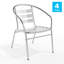 Chaise empilable en aluminium pour restaurant Nannie