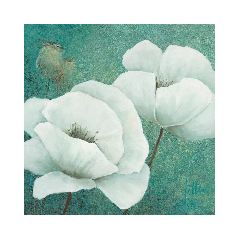 Flora II by Jettie Roseboom - Wrapped Canvas Painting, 93.98 cm H x 93.98 cm W x 3.175 cm D