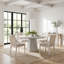 5 - Piece Extendable Solid Wood Dining Set