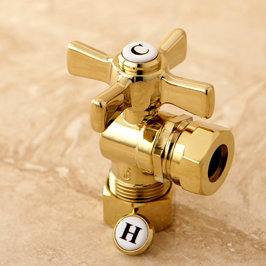 Millennium 0.63" OD Compression x 0.5" or 0.44" Slip Joint Angle Valve
