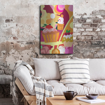 «Desserts with Abstract Context» par Holly McGee, art mural en métal