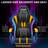  Ergonomic Gaming Chair with Speakers RGB LED Lights and Massage-1861992263