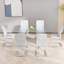 Chaise d'appoint Eshel en blanc / gris-91900236