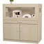 Hamster Cage With Independent Storage Cabinet, Large Space For Pets, Wood Construction, Acrylic Panels Clear View, Easy To Clean And Install Windows - Spacious