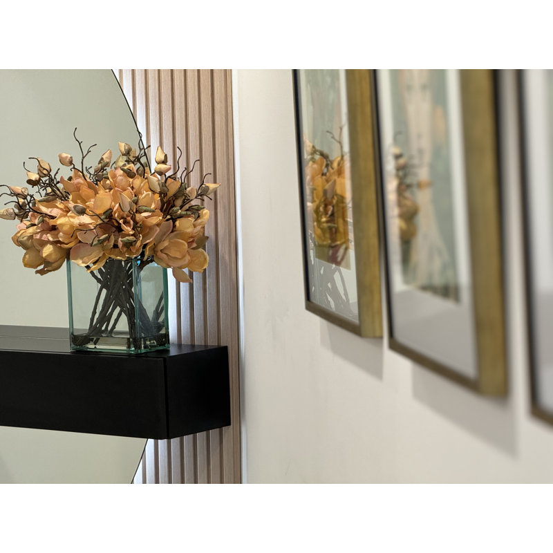 Magnolia Arrangement in Vase, Orange