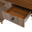 Bureau rétro 47 po avec ports de charge et armoire à huche (tabourets non inclus)