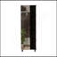 Armoire à linge miroir Urano, quatre tablettes intérieures, cinq tablettes extérieures - noir-494676765