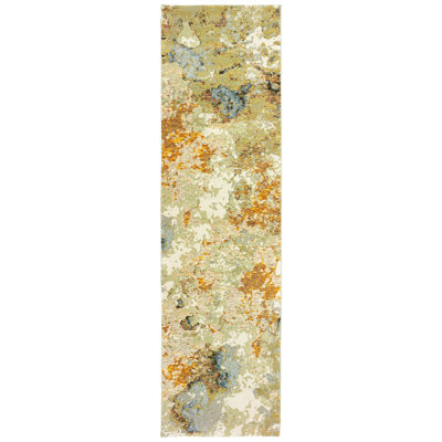 Tapis jaune / gris Empryss