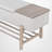Modern Storage Bench with Memory Foam Cushion and Rubber Wood Legs-45981510
