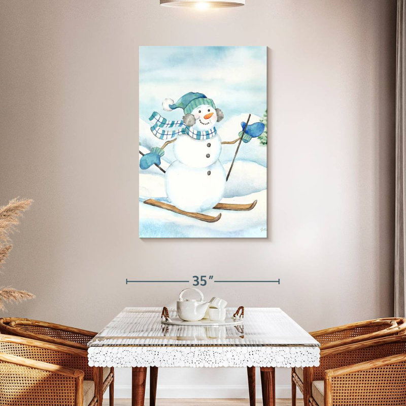 Lelend Let It Snow Blue Snowman III, H 45 po x l 30 po
