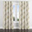 Rideaux abstraits pour chambre à coucher - Rideau à œillets Azizah orange - 1 panneau-1915087351-1915087348