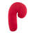 Candy Cane Shaped Rhinestone Pillow