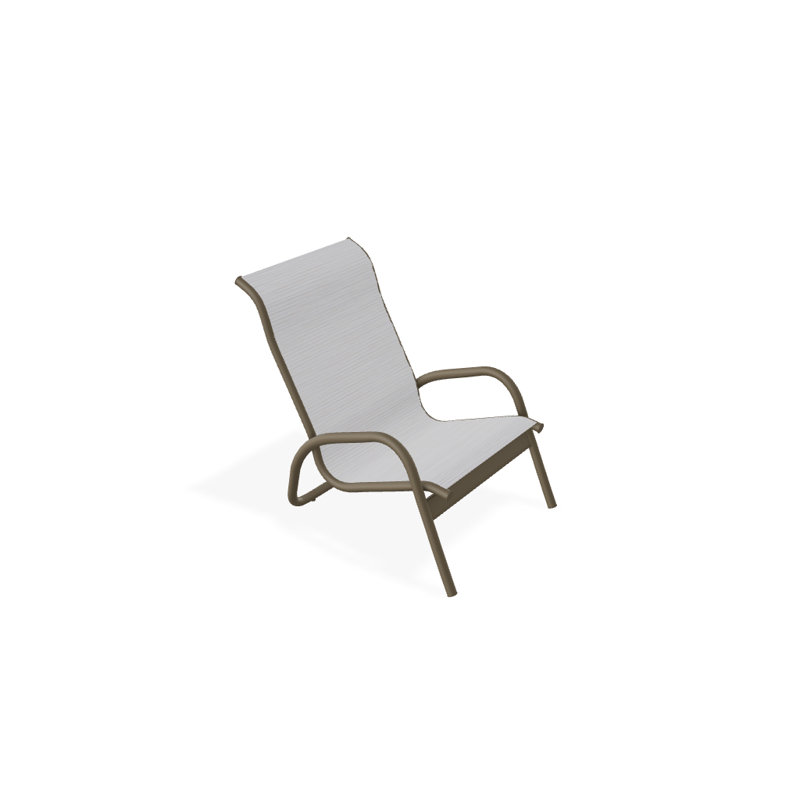 Gardenella Patio Chair, Beachwood, Abalone
