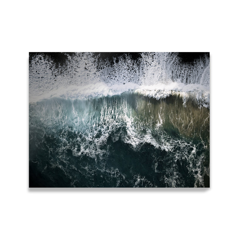 Wave Break 1 Print by Michael Schauer, 30" H x 40" W x 2" D