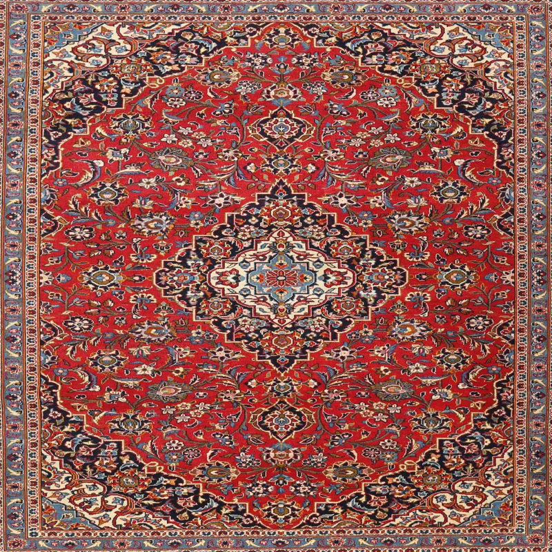 Ella-Mai Oriental Indoor Rug, Round 5'
