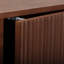 Armoire de salle de bain murale Tremolo avec compartiments de rangement ouverts et 1 porte cannelée-337663303